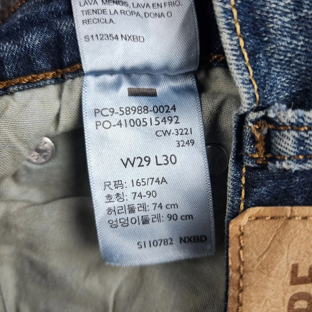 Signature by Levi Strauss & Co. Straight Jeans Mens 29x30 Blue Medium Wash 58988